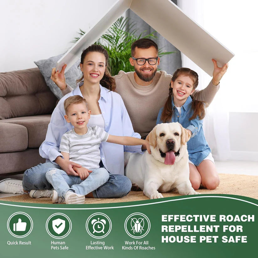 Roach Shield Natural Gel – Safe & Powerful Cockroach Killer for Kitchens, Bathrooms & Cabinets