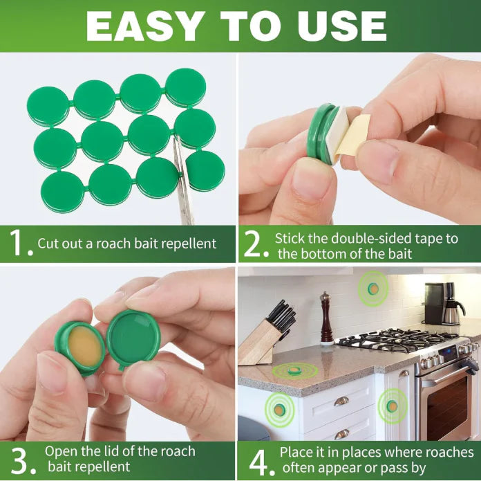 Roach Shield Natural Gel – Safe & Powerful Cockroach Killer for Kitchens, Bathrooms & Cabinets